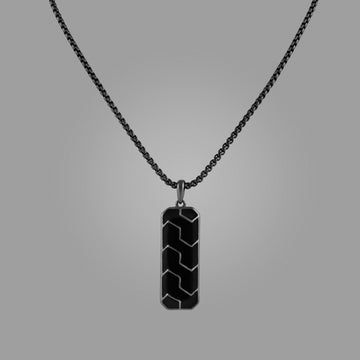 Monolith Pendant with jared chain