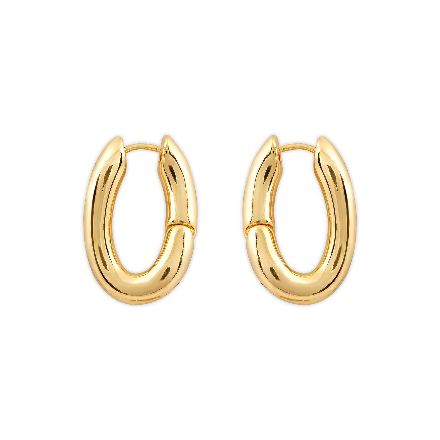 Women's Sage Hoops | 18K Gold-Plated
