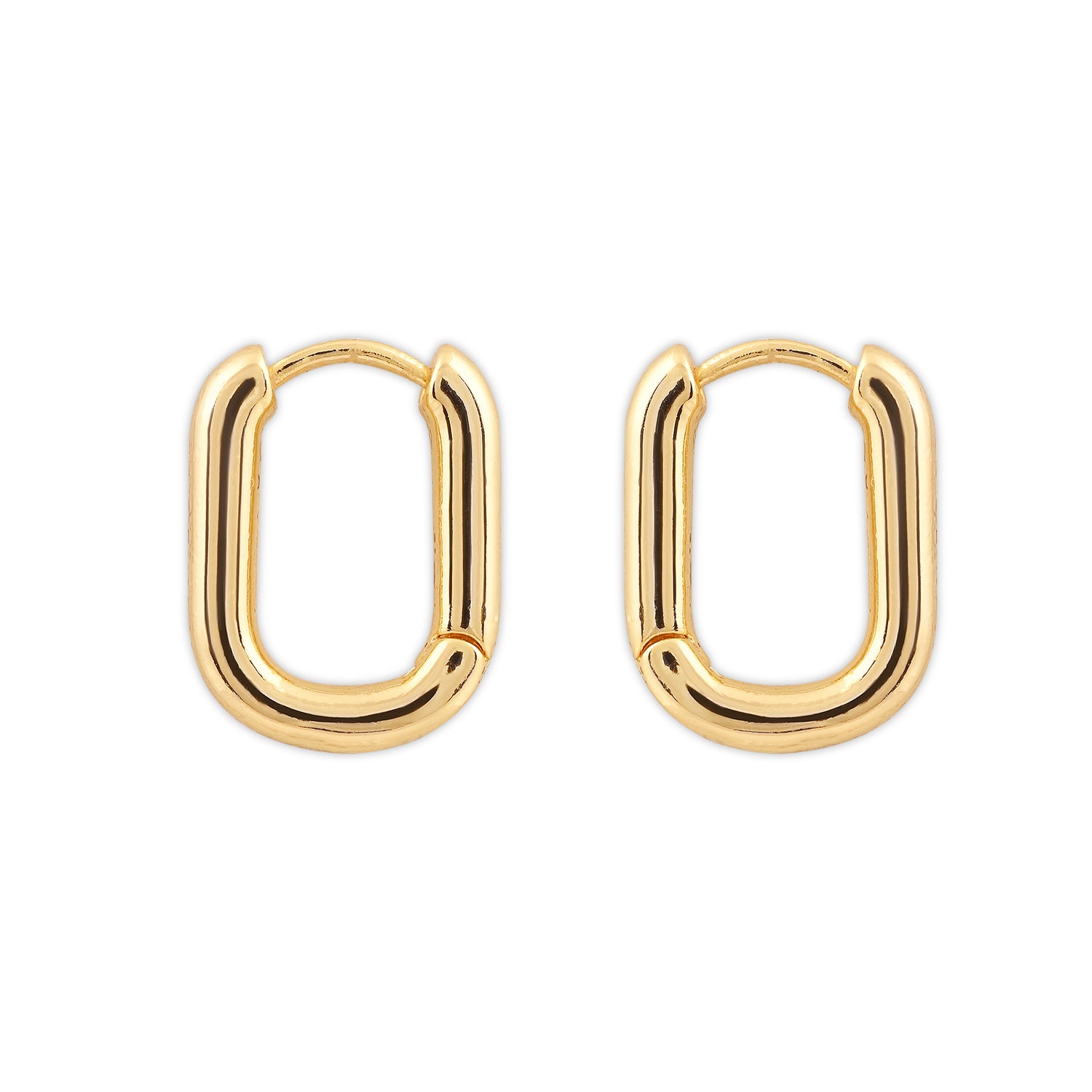 Women's Niko Hoops | 18K Gold-Plated