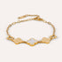 Alba Bracelet | Clover Link Gold-Tone Chain