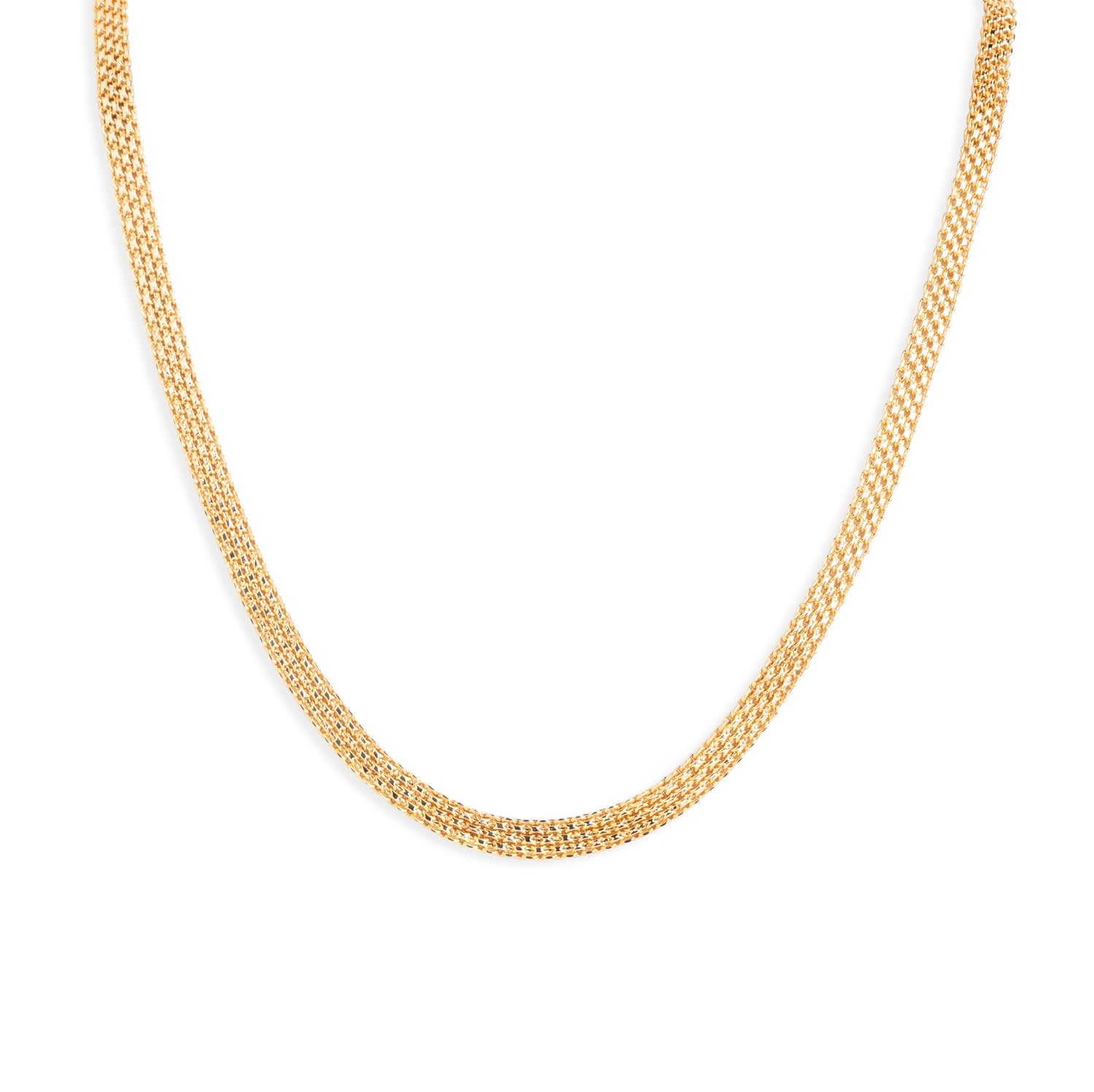 Men's Anvil Chain | 18K Real Gold Plated