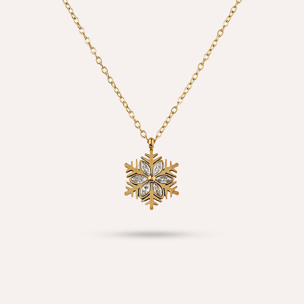 Astra Pendant Necklace | Starburst Gold-Tone Chain