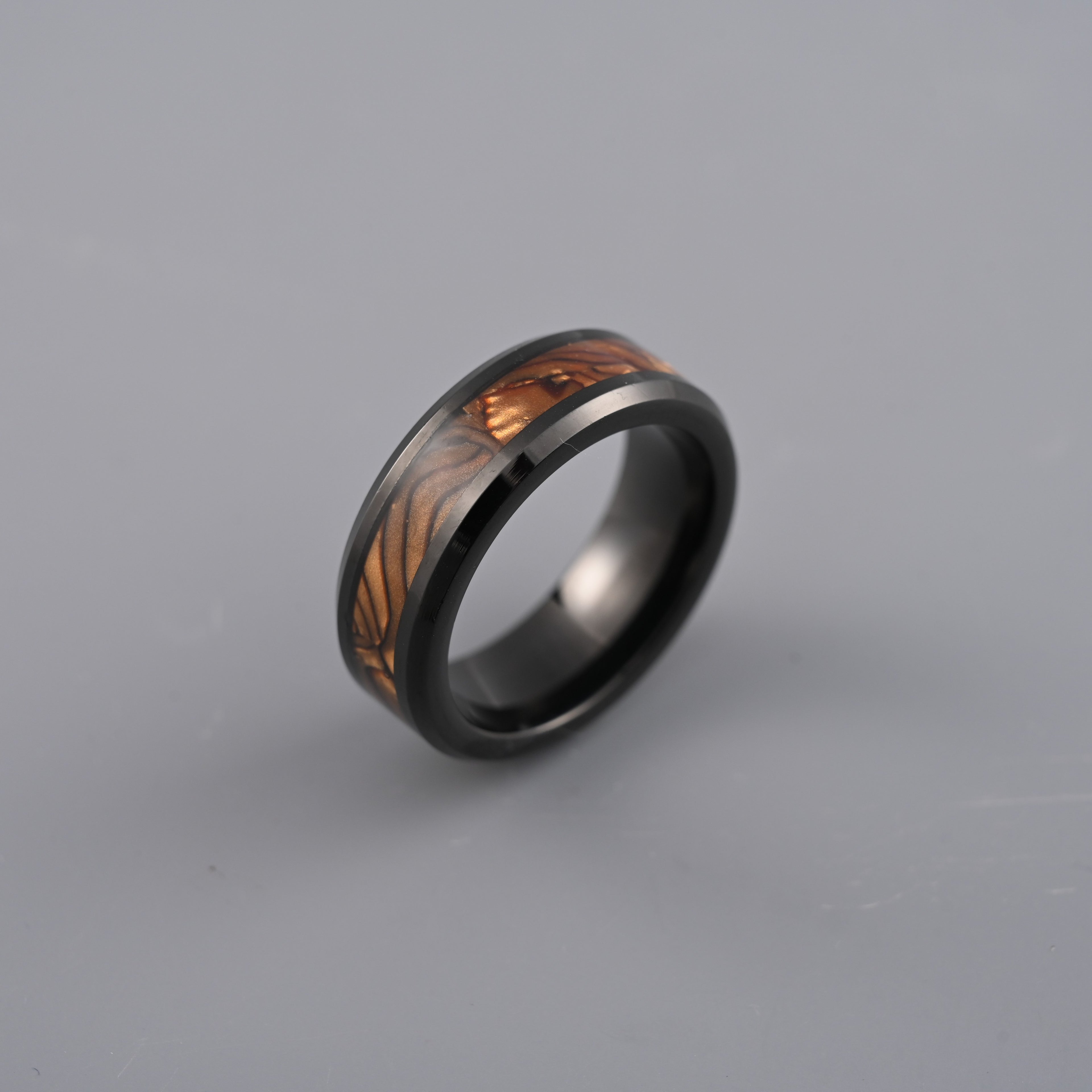 Men's Warm gold Ring