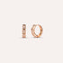 Barra Huggies | Baguette Stone Gold-Tone Earrings