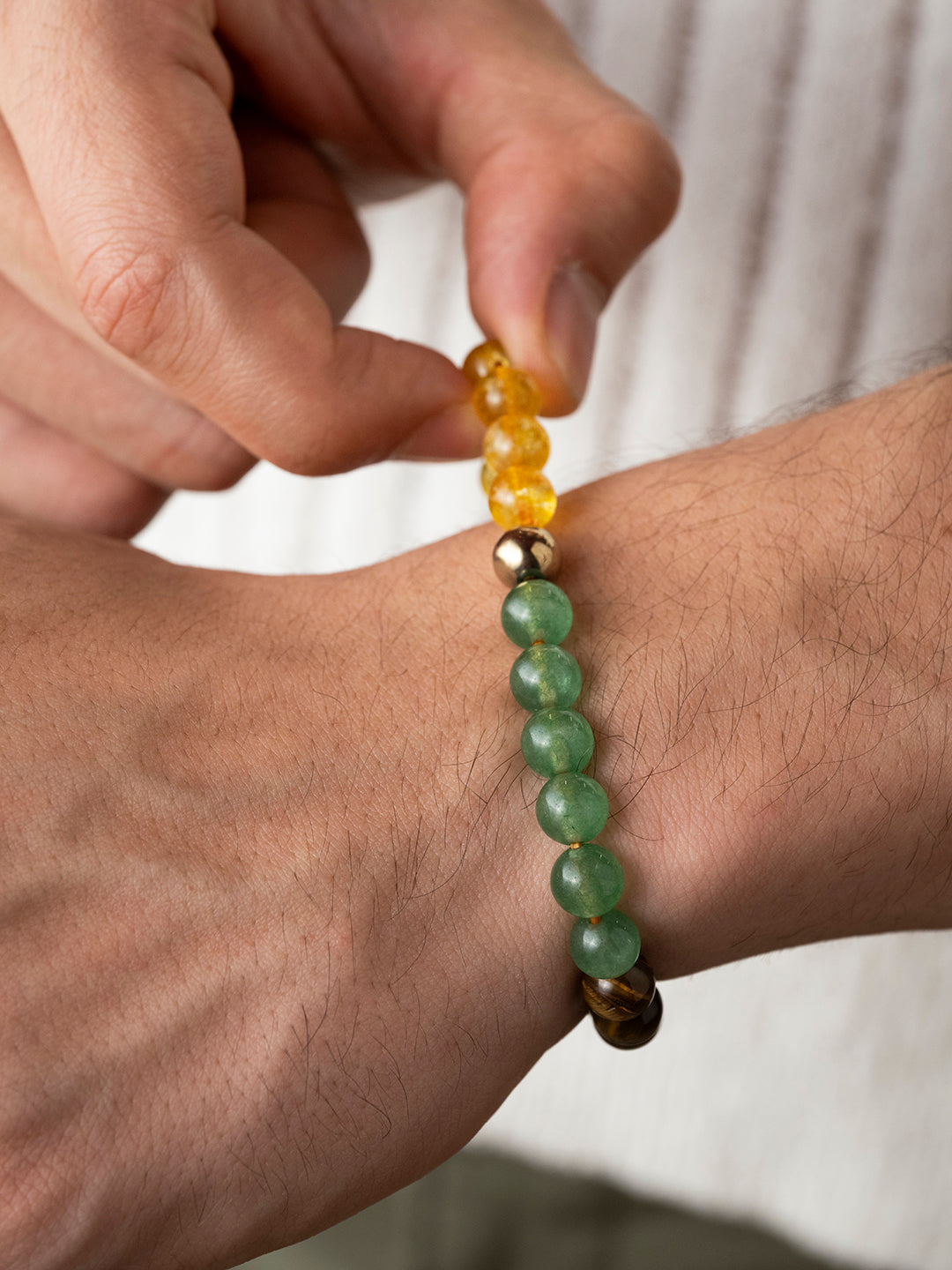 Money Magnet Natural Stone Bracelet