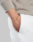 Men's Box Bracelet | 18K Solid Gold-Plated
