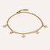 Catena Bracelet | Two Layer Charm Gold-Tone Chain