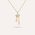 Cometa Pendant Necklace | Star Charm Gold-Tone Chain
