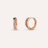 Croma Hoops | Rose Gold-Tone Crossover Earrings