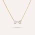 Cuore Heart Pendant Necklace | Solitaire Stone Chain