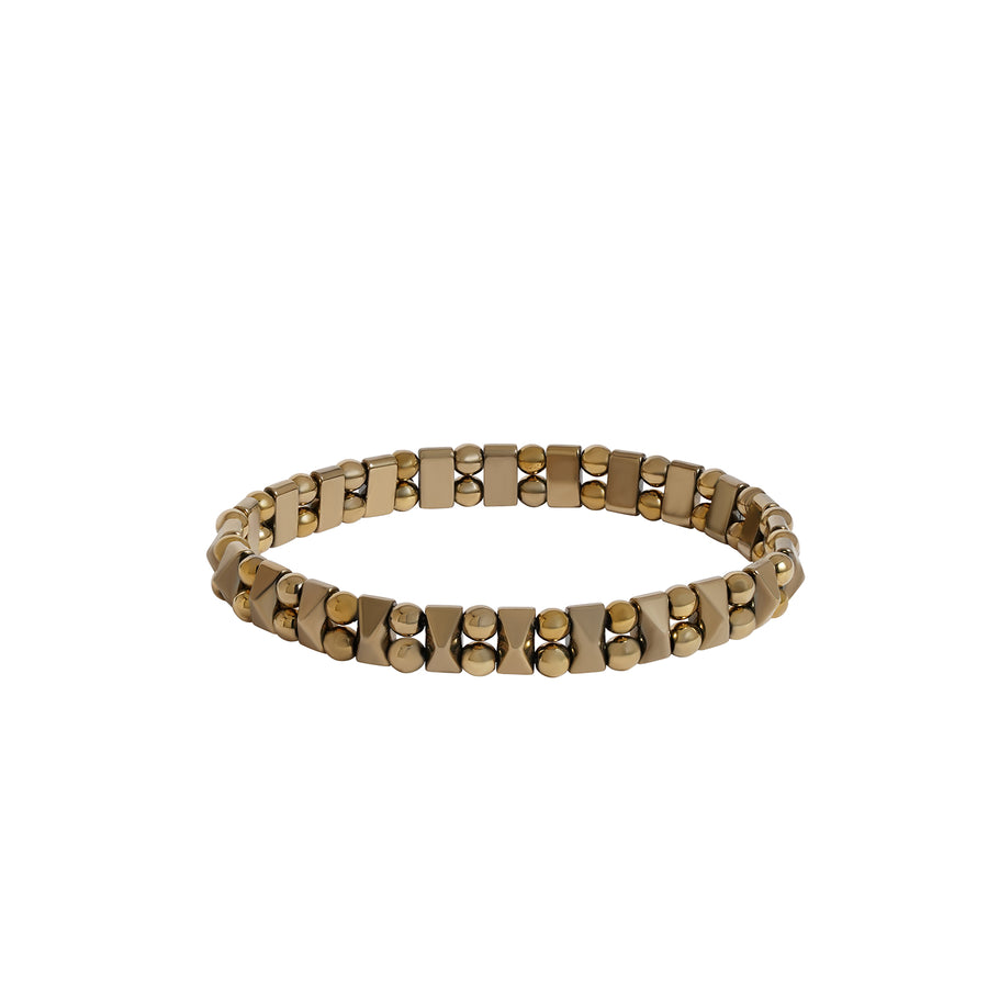 Golden Hematite Beat Bracelet