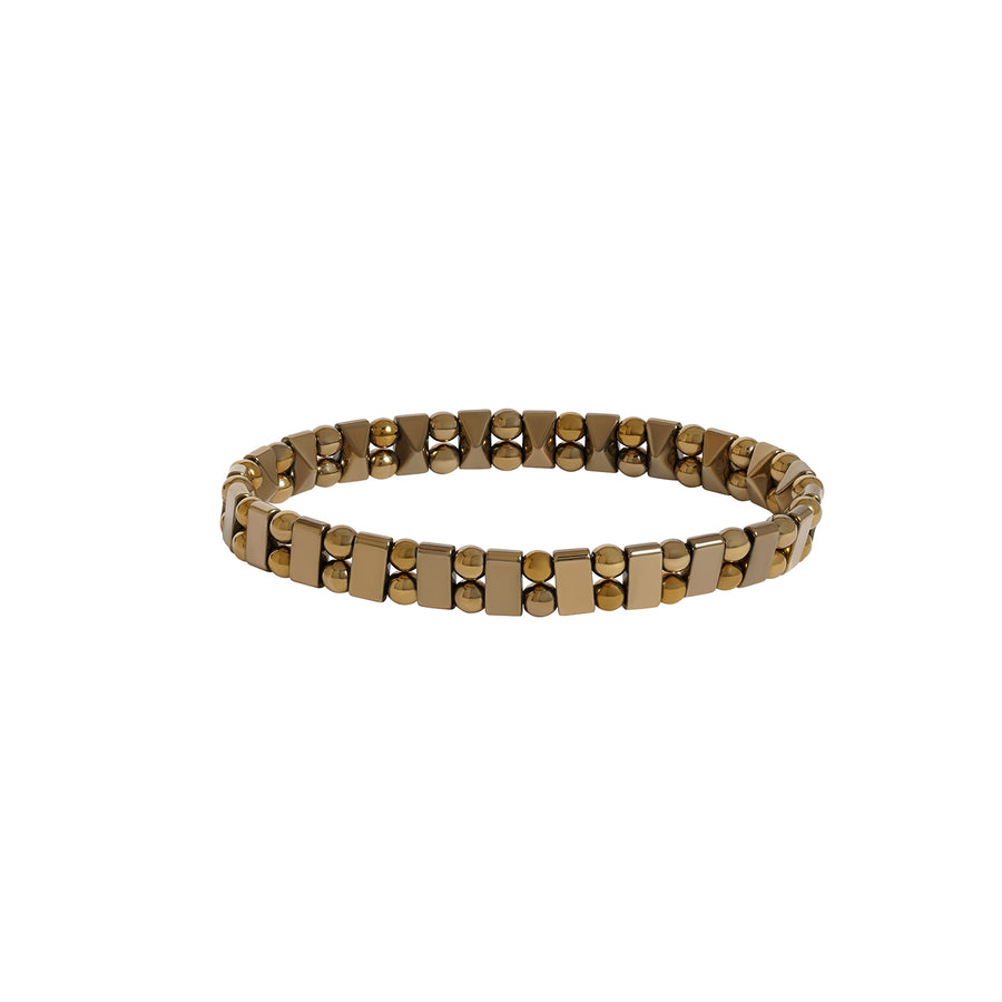 Golden Hematite Beat Bracelet