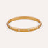 Filo Bangle | Slim Stone Gold-Tone Band
