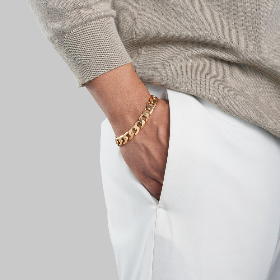 Men's Forge Bracelet | 18K Thick Gold-Plated