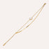 Fortuna Bracelet | Clover Charm Gold-Tone Chain