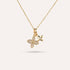 Giada Pendant Necklace | Stone Charm Gold-Tone Chain