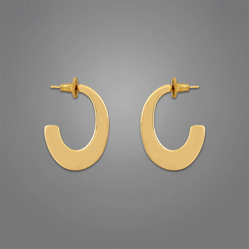 Halo Hoops | 18K Gold-Plated