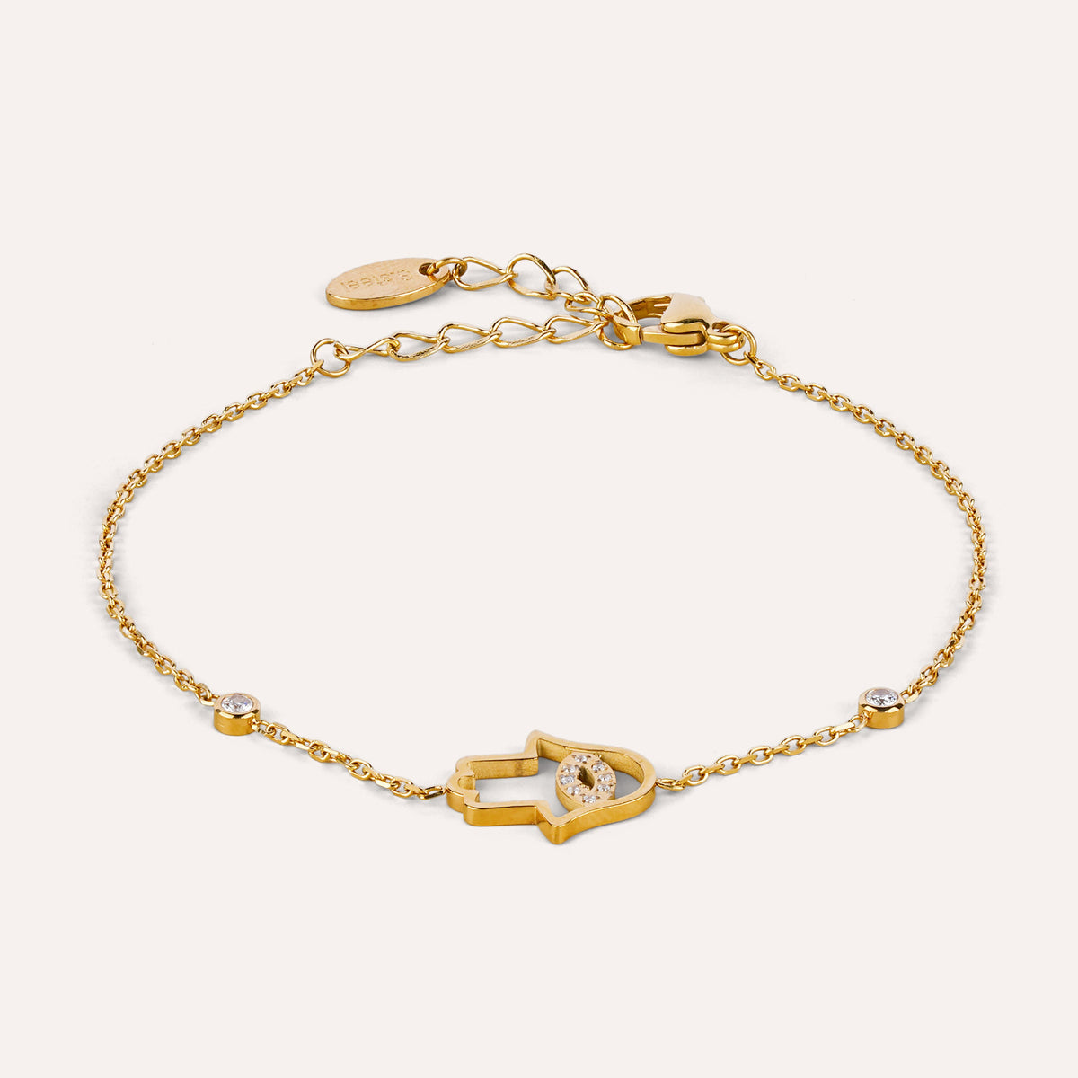 Hamsa Bracelet | Charm Gold-Tone Chain