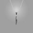 Iced Out Knife Pendant with 22" chain