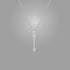 Iced Out arrow Pendant with 22" chain