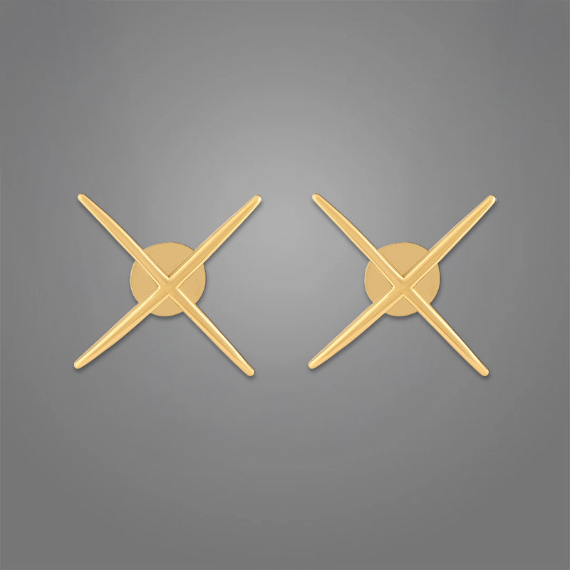 Women's Jenny Studs | 18K Gold-Plated