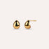 Lacrima Studs | Teardrop Gold-Tone Earrings