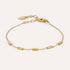 Linea Bracelet | Baguette Stone Gold-Tone Chain