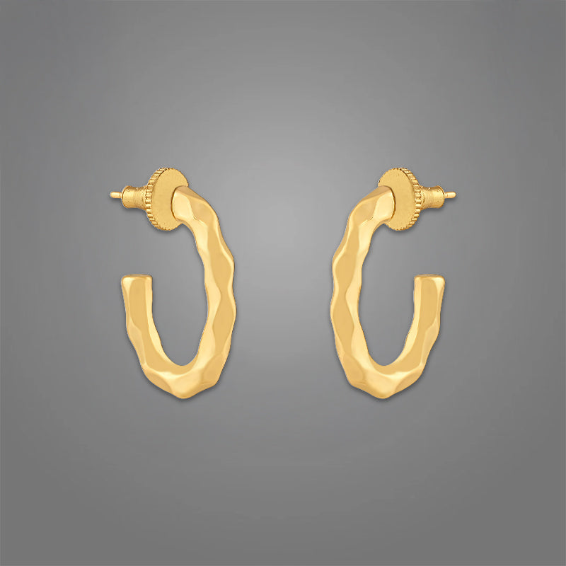Women's Mana Hoops | 18K Gold-Plated