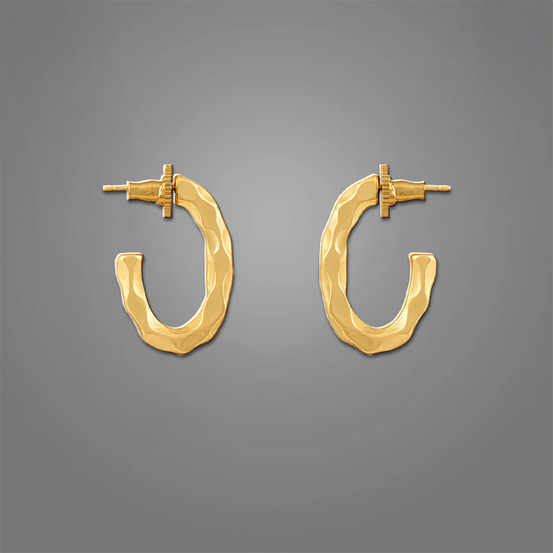 Women's Mana Hoops | 18K Gold-Plated