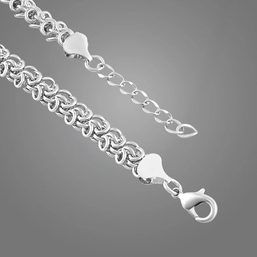 Messy Bracelet Rhodium