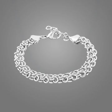 Messy Bracelet Rhodium