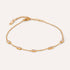 Modena Bracelet | Rectangle Station Gold-Tone Chain