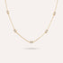 Modena Chain Necklace | Rectangle Station Gold-Tone