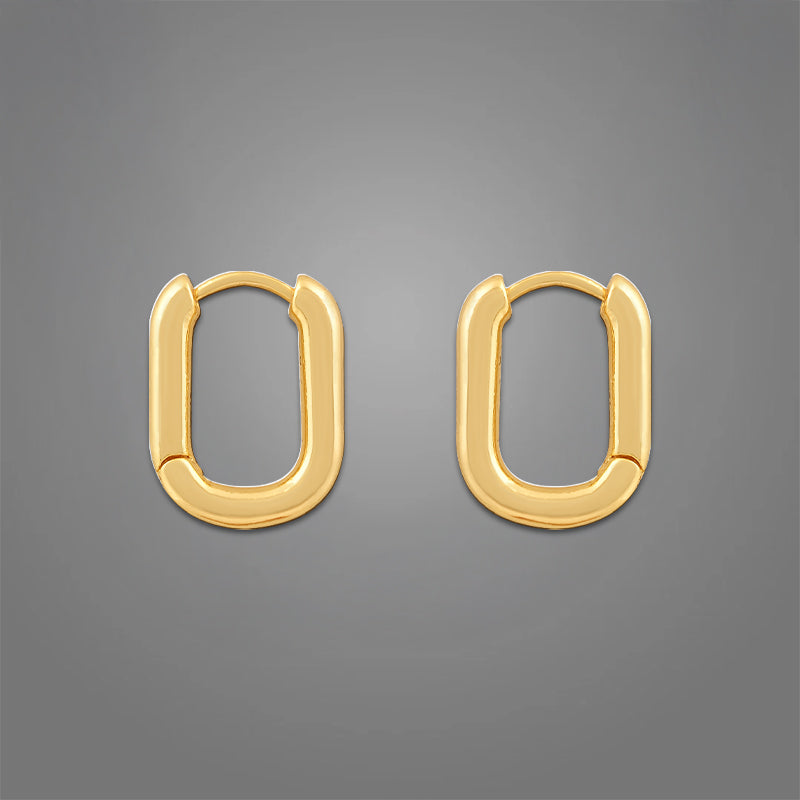 Women's Niko Hoops | 18K Gold-Plated