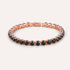 Onyx Tennis Bracelet | Black Stone Gold-Tone