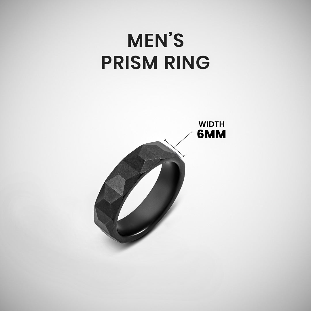 Men's prism ring