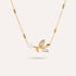 Parma Chain Necklace | Crystal Bloom Gold-Tone
