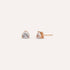 Passione Studs | Heart Stone Rose Gold-Tone Earrings