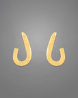 Pavé Hoops | 18K Gold-Plated