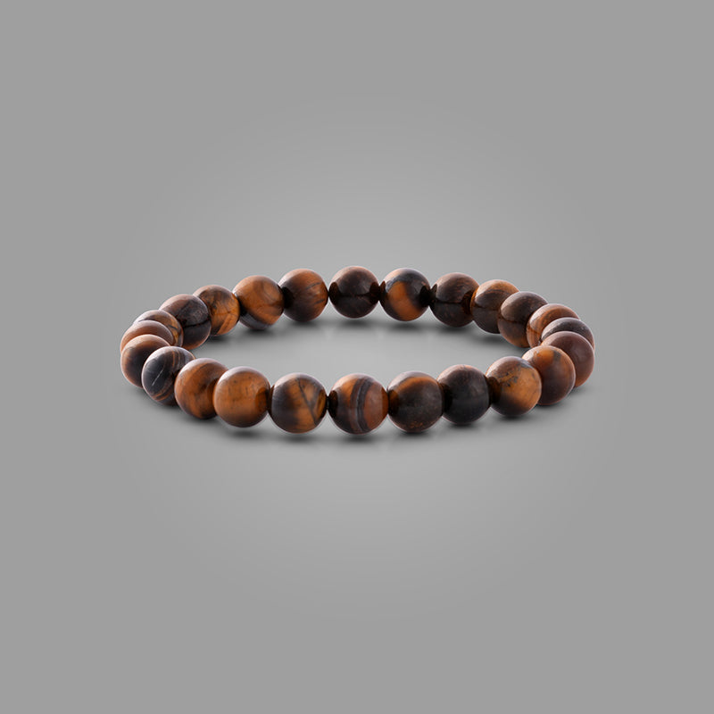 Tiger Eye Natural Stone Bracelet – Strength, Confidence & Clarity