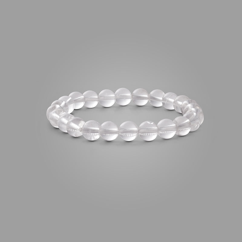 Clear Quartz Natural Stone Bracelet – Amplify Energy & Clarity