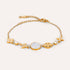 Pietra Bracelet | Stone Charm Gold-Tone Chain