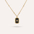Polaris Pendant Necklace | Star Tag Gold-Tone Chain