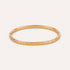 Riga Bangle | Ribbed Gold-Tone Band