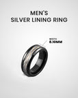 Men's Silver Lining Ring