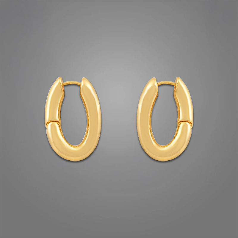 Women's Sage Hoops | 18K Gold-Plated