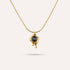 Prisma Pendant Necklace | Crystal Heart Gold-Tone