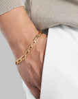 Men's Titan Bracelet | 18K Luxury Gold-Plated
