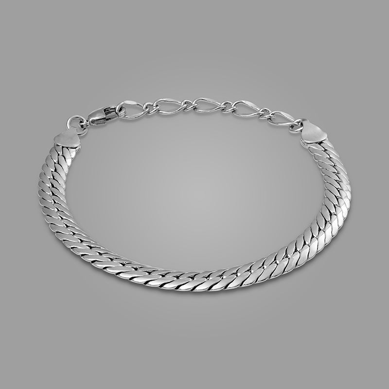 #Rhodium color Lobster Lock