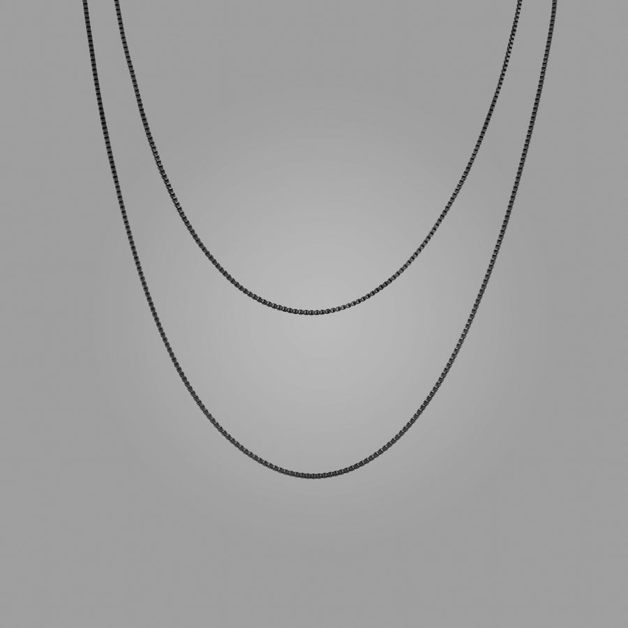Micro Box chain (Set of 2) 18" and 22"